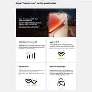 vivo iQOO Z9 Turbo+, 16GB+512GB, 6.78 inch Android 14.0 OriginOS 4 Dimensity 9300+ Octa Core 3.4GHz, OTG, NFC, Network: 5G, Support Google Play (Starlight White)