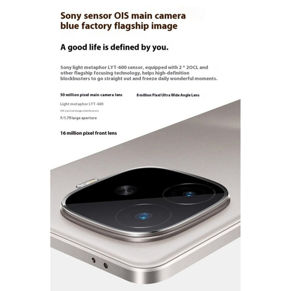 vivo iQOO Z9 Turbo+, 16GB+512GB, 6.78 inch Android 14.0 OriginOS 4 Dimensity 9300+ Octa Core 3.4GHz, OTG, NFC, Network: 5G, Support Google Play (Starlight White)