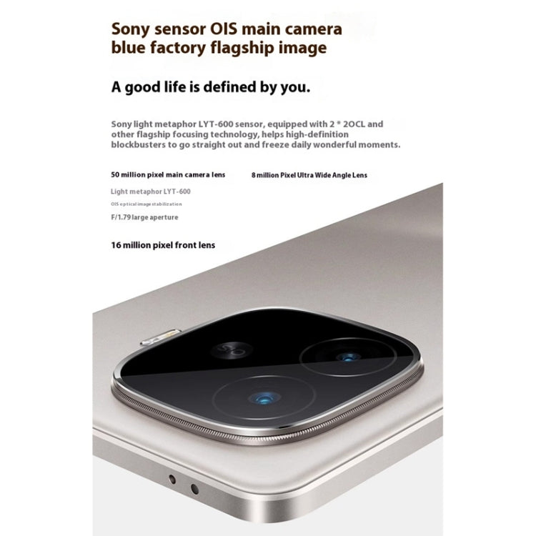 vivo iQOO Z9 Turbo+, 16GB+512GB, 6.78 inch Android 14.0 OriginOS 4 Dimensity 9300+ Octa Core 3.4GHz, OTG, NFC, Network: 5G, Support Google Play (Starlight White)