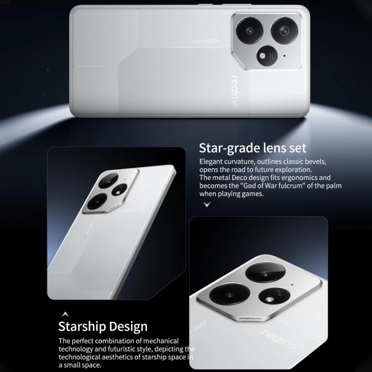 Realme Neo7, 12GB+256GB, 6.78 inch Android 15 / Realme UI 6.0 MediaTek Dimensity 9300+ Octa Core, NFC, Network: 5G, Support Google Play (White) - free shipping - PMc TechLife - Order now!