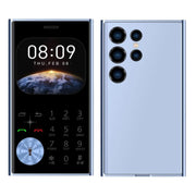 V8 Card Mobile Phone, 2.01 inch, MTK6261D, Support Bluetooth, FM, Torch, GSM, Dual SIM (Sky Blue)