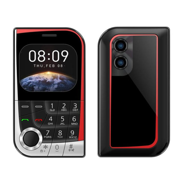 V10 Card Mobile Phone, 2.01 inch, MTK6261D, Support Bluetooth, FM, Torch, GSM, Dual SIM (Black)