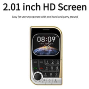 V10 Card Mobile Phone, 2.01 inch, MTK6261D, Support Bluetooth, FM, Torch, GSM, Dual SIM (Black)