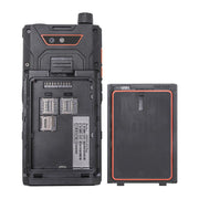 UNIWA P4 Plus UHF Walkie Talkie Rugged Phone, 4GB+64GB, 4.0 inch Android 14 MediaTek MT6765 Helio P35 Octa Core, Network: 4G (US Plug)