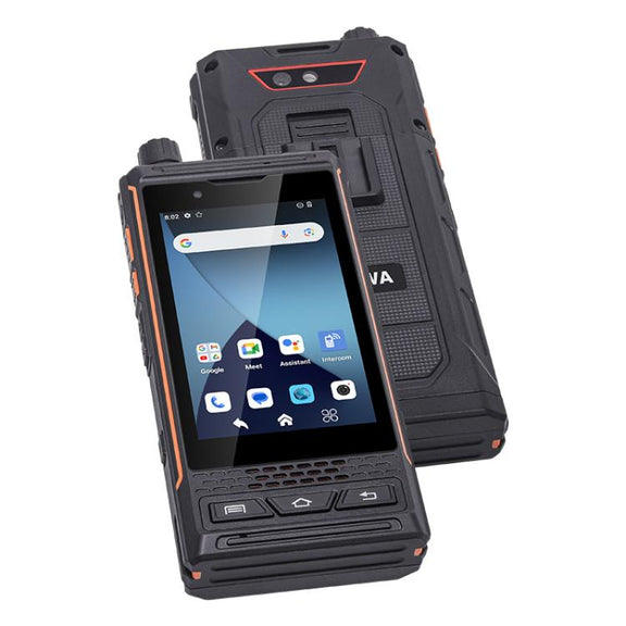 UNIWA P4 Plus VHF Walkie Talkie Rugged Phone, 4GB+64GB, 4.0 inch Android 14 MediaTek MT6765 Helio P35 Octa Core, Network: 4G (EU Plug)