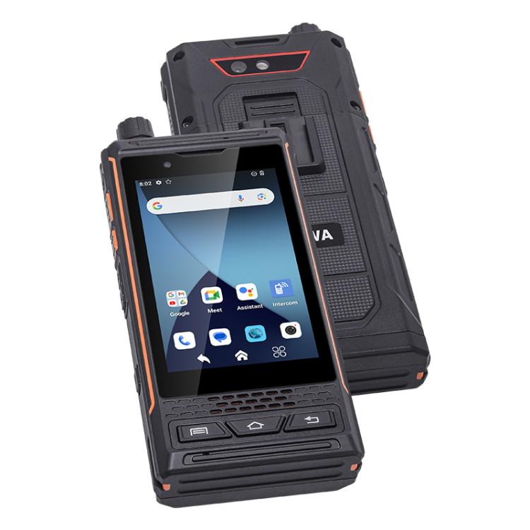 UNIWA P4 Plus VHF Walkie Talkie Rugged Phone, 4GB+64GB, 4.0 inch Android 14 MediaTek MT6765 Helio P35 Octa Core, Network: 4G (EU Plug)