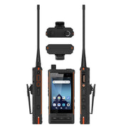 UNIWA P4 Plus VHF Walkie Talkie Rugged Phone, 4GB+64GB, 4.0 inch Android 14 MediaTek MT6765 Helio P35 Octa Core, Network: 4G (EU Plug)