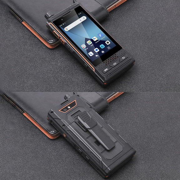 UNIWA P4 Plus VHF Walkie Talkie Rugged Phone, 4GB+64GB, 4.0 inch Android 14 MediaTek MT6765 Helio P35 Octa Core, Network: 4G (EU Plug)