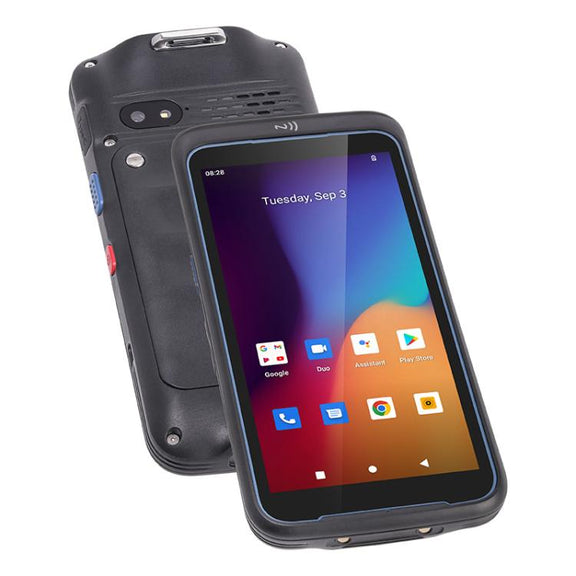 UNIWA V5N Barcode PDA Rugged Phone, 4GB+64GB, 5.5 inch Android 12 MediaTek MT6765 Helio P35 Octa Core, NFC, Network: 4G (EU Plug)