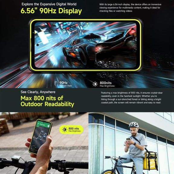 Ulefone Armor X31, 6GB+128GB, Night Vision, IP68/IP69K Rugged Phone, 6.56 inch Android 14 MediaTek Helio G91 Octa Core, Network: 4G, NFC, OTG (Orange)