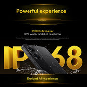 Xiaomi POCO X7 Pro 5G Global, 12GB+512GB, In-screen Fingerprint, 6.67 inch Xiaomi HyperOS 2 MediaTek Dimensity 8400-Ultra Octa Core, NFC, Network: 5G (Black)
