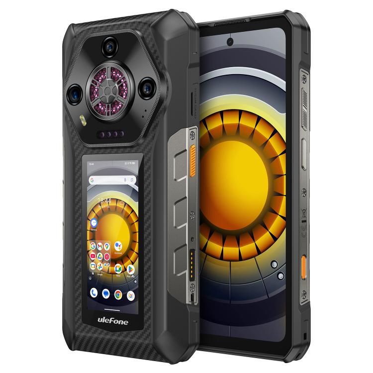 Ulefone Armor 30 Pro Rugged Phone, 16GB+512GB, Night Vision, 6.95 inch + 3.4 inch Dual Screen Android 14 MediaTek Dimensity 7300X Octa Core, Network: 5G, OTG, NFC (Black) - free shipping - PMC Jewellery - Order now!