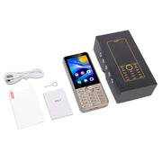 UNIWA XS17 Feature Phone, 2GB+16GB, 3.5 inch Android 8.1 MT6737M Quad Core, Network: 4G, Dual SIM Card (Gold)