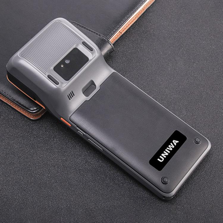 UNIWA V4P 2D QR Code Scanning Edition, 6 inch NFC Android 13 Smart Handheld POS Phone with Thermal Printer, 3GB+16GB, Unisoc SC9863a Octa Core, Network: 4G (Black)