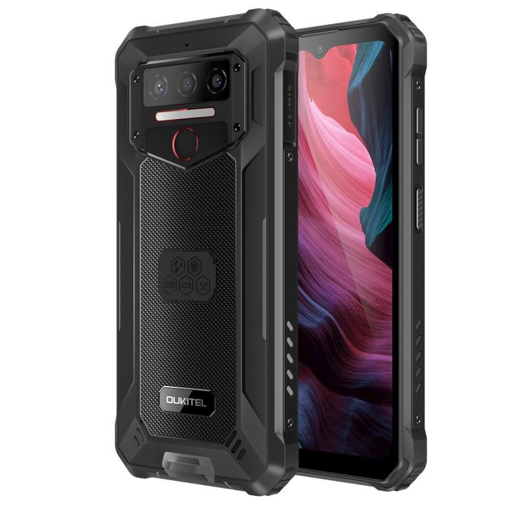 Oukitel WP23 Plus Rugged Phone, 8GB+256GB, 6.52 inch Android 14.0Unisoc T606 Octa-core, NFC, OTG, Network: 4G (Black)