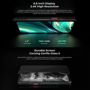 Oukitel WP39 Pro 5G Rugged Phone, 12GB+512GB, Night Vision, Fingerprint Identification, 6.6 inch Android 14 MediaTek Dimensity 6300 Octa Core, NFC, OTG, Network: 5G (Green)