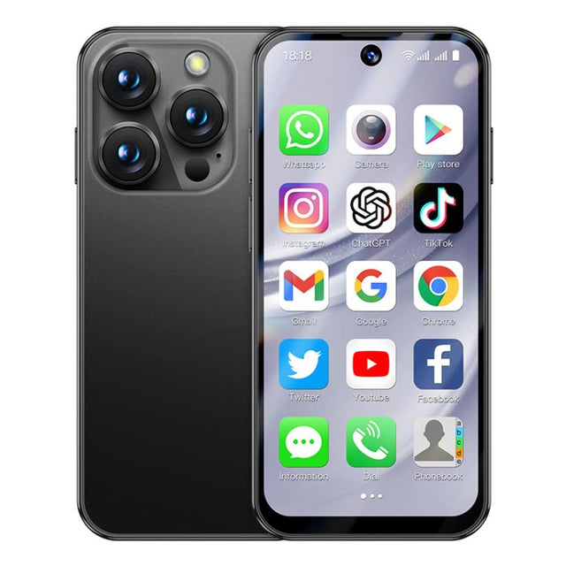 SOYES XS19 Pro, 6GB+128GB, 3.8 inch Android 12.0 MTK6762 Quad Core, Network: 4G, Dual SIM, GPS, OTG, Support Google Play Store (Black)