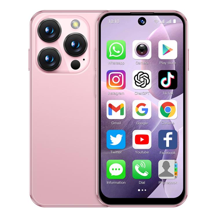SOYES XS19, 2GB+16GB, 3.88 inch Android 10.0 MTK6580 Quad Core, Network: 3G, Dual SIM (Pink) - free shipping - PMc TechLife - Order now!