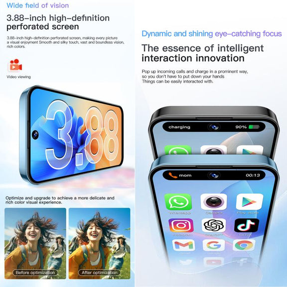 SOYES XS19, 2GB+16GB, 3.88 inch Android 10.0 MTK6580 Quad Core, Network: 3G, Dual SIM (Blue)
