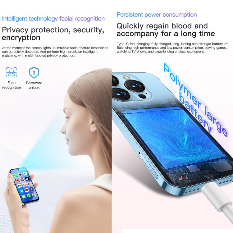 SOYES XS19, 2GB+16GB, 3.88 inch Android 10.0 MTK6580 Quad Core, Network: 3G, Dual SIM (Blue) - free shipping - PMc TechLife - Order now!