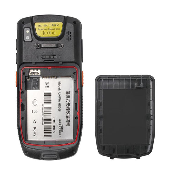 UNIWA HS006 Industrial PDA QR Code Scanner, 3GB+32GB, 4.0 inch Android 11 MediaTek MT6762 Octa Core, NFC, Network: 4G (AU Plug)