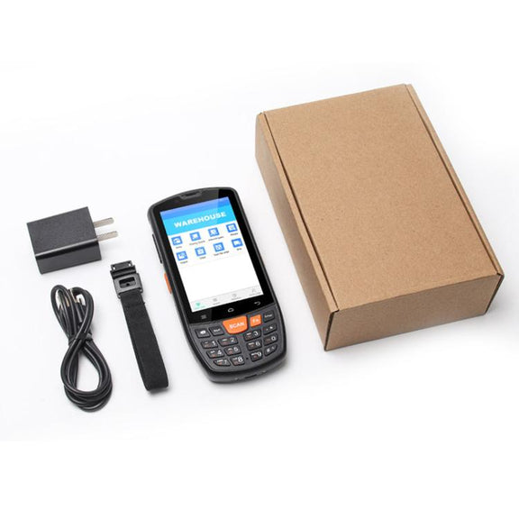 UNIWA HS006 Industrial PDA QR Code Scanner, 3GB+32GB, 4.0 inch Android 11 MediaTek MT6762 Octa Core, NFC, Network: 4G (AU Plug)