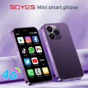 SOYES XS16, 2GB+16GB, 3.0 inch Android 10.0 MTK6737 Quad Core, Bluetooth, WiFi, Network: 4G, Dual SIM, Support Google Play Store (Purple)