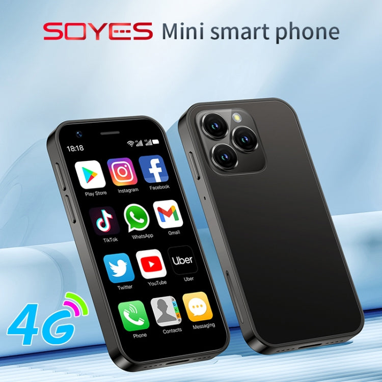 SOYES XS16, 3GB+64GB, 3.0 inch Android 10.0 MTK6737 Quad Core, Bluetooth, WiFi, Network: 4G, Dual SIM, Support Google Play Store (Black)