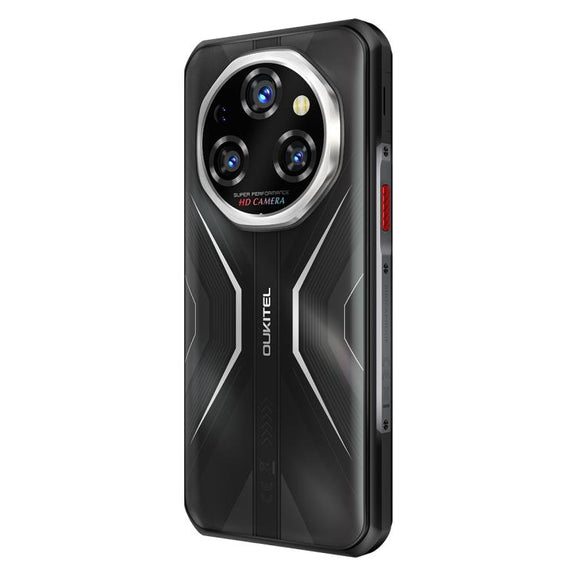 Oukitel WP55 Pro 5G Rugged Phone, 16GB+512GB, 108MP Camera, Fingerprint Identification, 6.6 inch Android 15 MediaTek Dimensity 7025 Octa Core, NFC, OTG, Network: 5G (Black)