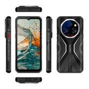 Oukitel WP55 Pro 5G Rugged Phone, 16GB+512GB, 108MP Camera, Fingerprint Identification, 6.6 inch Android 15 MediaTek Dimensity 7025 Octa Core, NFC, OTG, Network: 5G (Black)