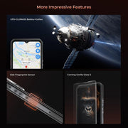 Oukitel WP55 Pro 5G Rugged Phone, 16GB+512GB, 108MP Camera, Fingerprint Identification, 6.6 inch Android 15 MediaTek Dimensity 7025 Octa Core, NFC, OTG, Network: 5G (Black)