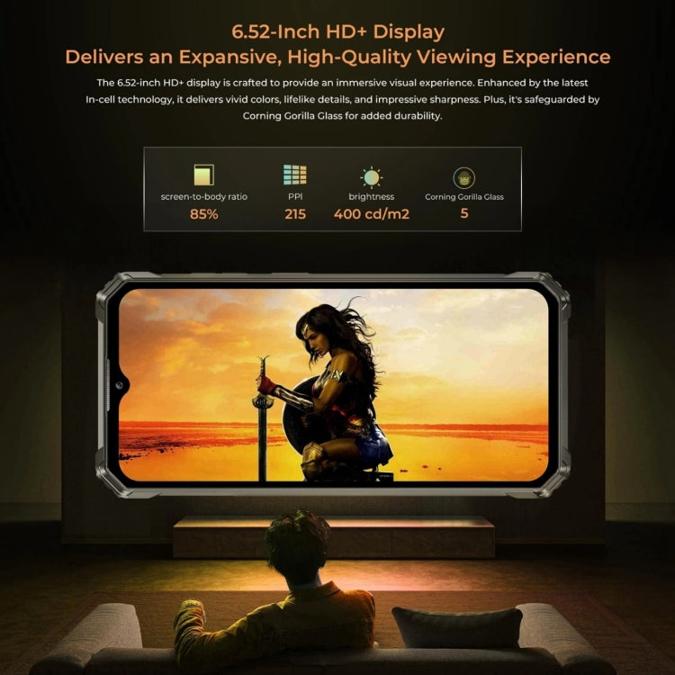 Oukitel G1 Rugged Phone, 6GB+256GB, Fingerprint Identification, 6.52 inch Android 14 T606 Octa Core, NFC, OTG, Network: 4G (Grey) - free shipping - PMC Jewellery - Order now!