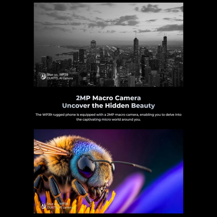 Oukitel WP39 5G Rugged Phone, 6GB+256GB, Night Vision, Fingerprint Identification, 6.6 inch MediaTek Dimensity 6100+ Octa Core, NFC, OTG, Network: 5G (Green) - free shipping - PMC Jewellery - Order now!