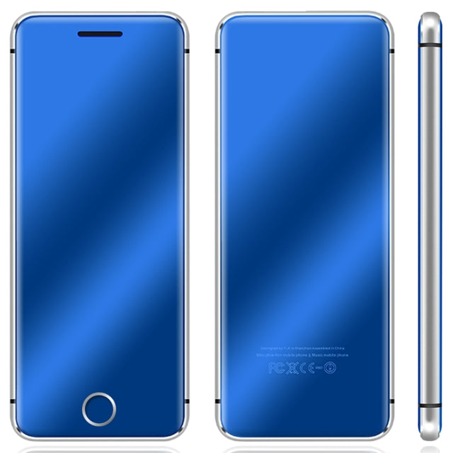 Ulcool V66+, 1.54 inch, MTK6261D, Support Bluetooth Sync, Bluetooth Dial, FM, Anti-lost, GSM, Dual SIM (Blue)