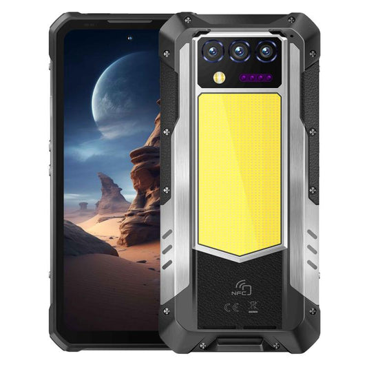 Oukitel WP100 TITAN 5G Projector Rugged Phone, 16GB+512GB, 200MP Camera, Fingerprint Identification, 6.8 inch Android 14 MediaTek Dimensity 7300 Octa Core, NFC, OTG, Network: 5G (Black) - free shipping - PMC Jewellery - Order now!