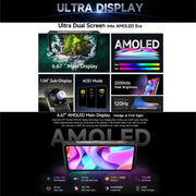 Ulefone Armor 28 Pro Rugged Phone, 16GB+512GB, Night Vision, 10600mAh, 6.67 inch + 1.04 inch Android 15 MediaTek Dimensity 7300 Octa Core, Network: 5G, NFC (Black)