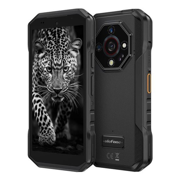Ulefone Armor X32 Rugged Phone, 6GB+128GB, Night Vision, 5.65 inch Android 14 MediaTek Helio G91 Octa Core, Network: 4G, NFC, OTG (Classic Black)