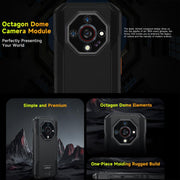 Ulefone Armor X32 Rugged Phone, 6GB+128GB, Night Vision, 5.65 inch Android 14 MediaTek Helio G91 Octa Core, Network: 4G, NFC, OTG (Classic Black)