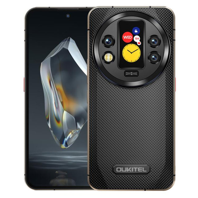 Oukitel WP200 Pro 5G Rugged Phone, 24GB+1TB, Screen Fingerprint, 6.7 inch Android 15.0 MTK Dimensity 8200 Octa-Core, NFC, OTG, Network: 5G (Black)