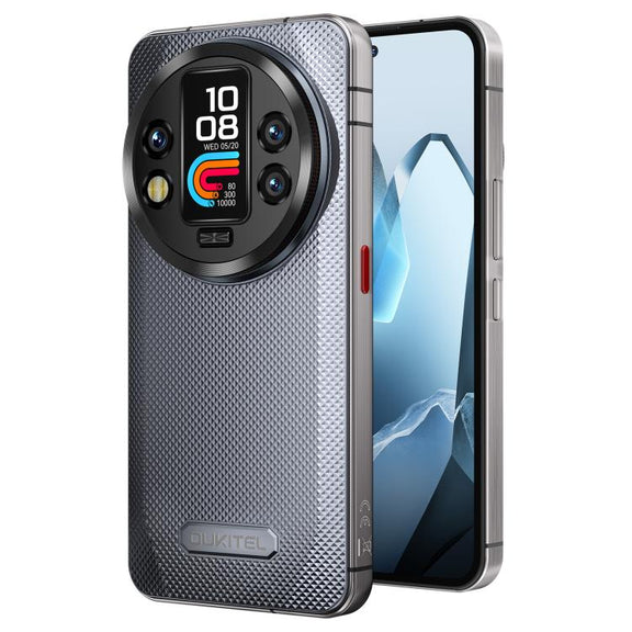 Oukitel WP200 Pro 5G Rugged Phone, 24GB+1TB, Screen Fingerprint, 6.7 inch Android 15.0 MTK Dimensity 8200 Octa-Core, NFC, OTG, Network: 5G (Grey)