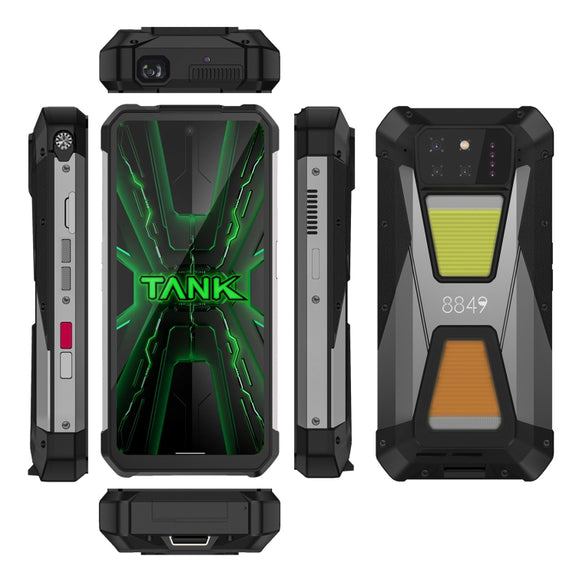 Unihertz 8849 Tank 3S Night Vision Projector Rugged Phone, 16GB+512GB, 6.79 inch Android 14 Dimensity 8200 Octa Core, Network: 5G (Black)