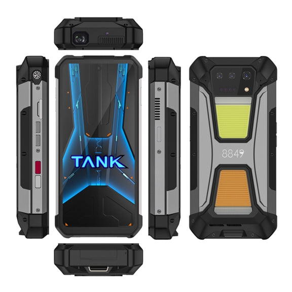 Unihertz 8849 Tank 2 Pro Night Vision Projector Rugged Phone, 12GB+256GB, 6.79 inch Android 14 MTK6789 Octa Core, Network: 4G (Black)