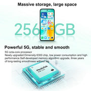 Honor Play 60, 6GB+128GB, Side Fingerprint, 6.61 inch MagicOS 9.0 Dimensity 6300 Octa Core, Network: 5G, OTG (Cyan)