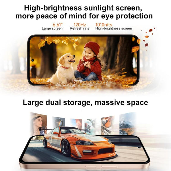 Honor Play 60m, 6GB+128GB, Side Fingerprint, 6.61 inch MagicOS 9.0 Dimensity 6300 Octa Core, Network: 5G, OTG (White)