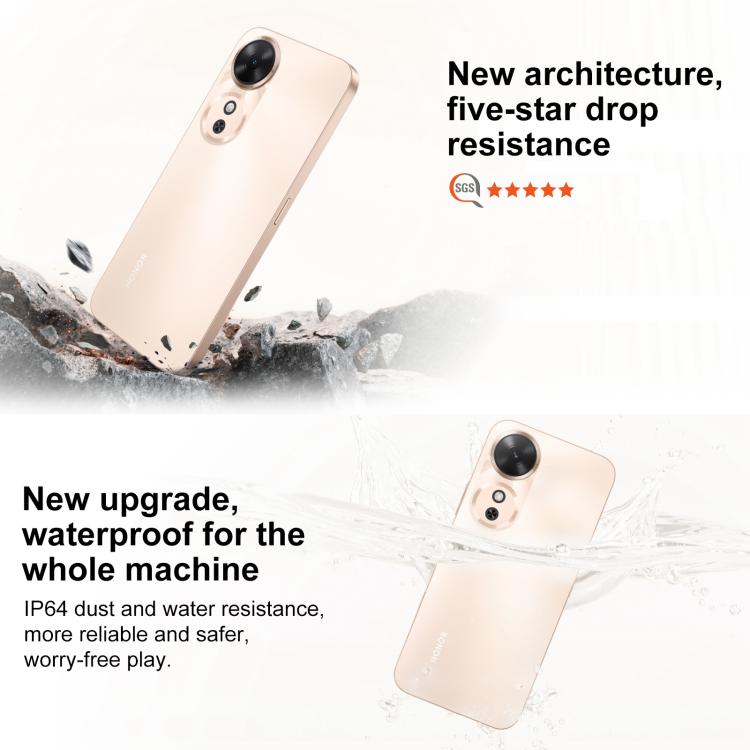 Honor Play 60m, 8GB+256GB, Side Fingerprint, 6.61 inch MagicOS 9.0 Dimensity 6300 Octa Core, Network: 5G, OTG (White)