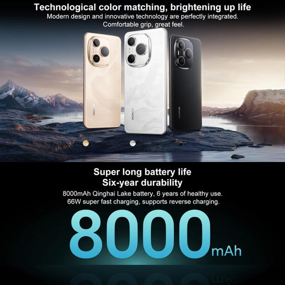 Honor Power, 12GB+256GB, Screen Fingerprint, 6.78 inch MagicOS 9.0 Snapdragon 7 Gen 3 Octa Core, Network: 5G, NFC, OTG (Gold)