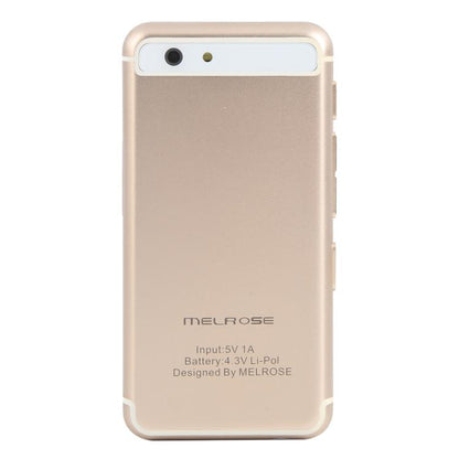 MELROSE S9, 512MB+8GB, 2.45 inch Android 5.1 MTK6580 Quad Core, Bluetooth, WiFi, Network: 3G (Black Gold) - free shipping - PMC Jewellery - Order now!
