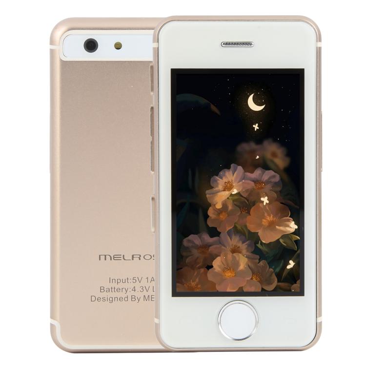 MELROSE S9, 512MB+8GB, 2.45 inch Android 5.1 MTK6580 Quad Core, Bluetooth, WiFi, Network: 3G (Gold) - free shipping - PMc TechLife - Order now!