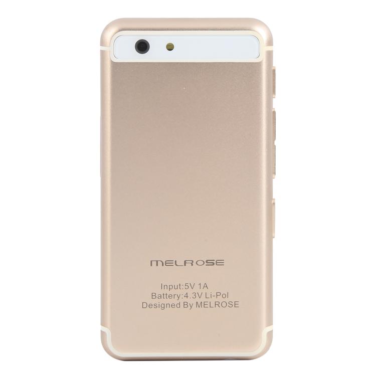 MELROSE S9, 512MB+8GB, 2.45 inch Android 5.1 MTK6580 Quad Core, Bluetooth, WiFi, Network: 3G (Gold) - free shipping - PMC Jewellery - Order now!