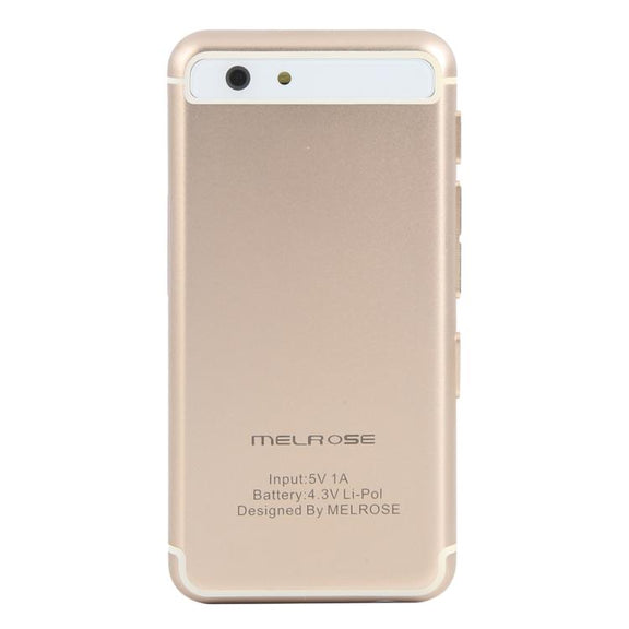 MELROSE S9, 512MB+8GB, 2.45 inch Android 5.1 MTK6580 Quad Core, Bluetooth, WiFi, Network: 3G (Gold)